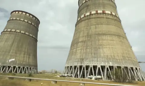 Дим в района на товарното пристанище на Запорожката АЕЦ тревожи Украйна
