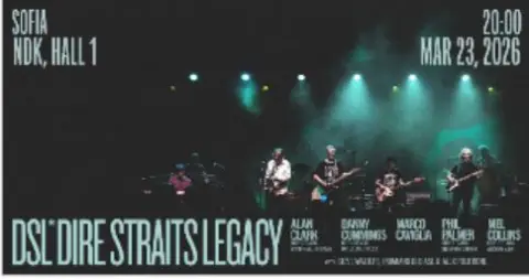 Легендарните DIRE STRAITS LEGACY с последното си турне в България през март 2026-та