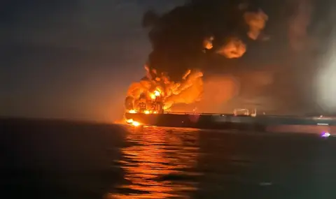 Танкер, плаващ под руски флаг, е бил атакуван в Черно море