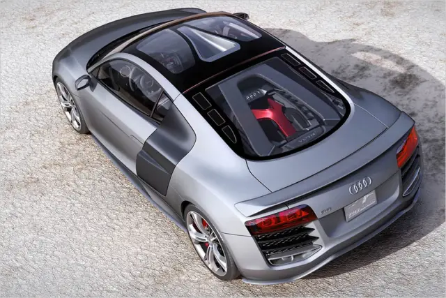 Когато Audi направи дизелов суперкар с V12 и механична трансмисия