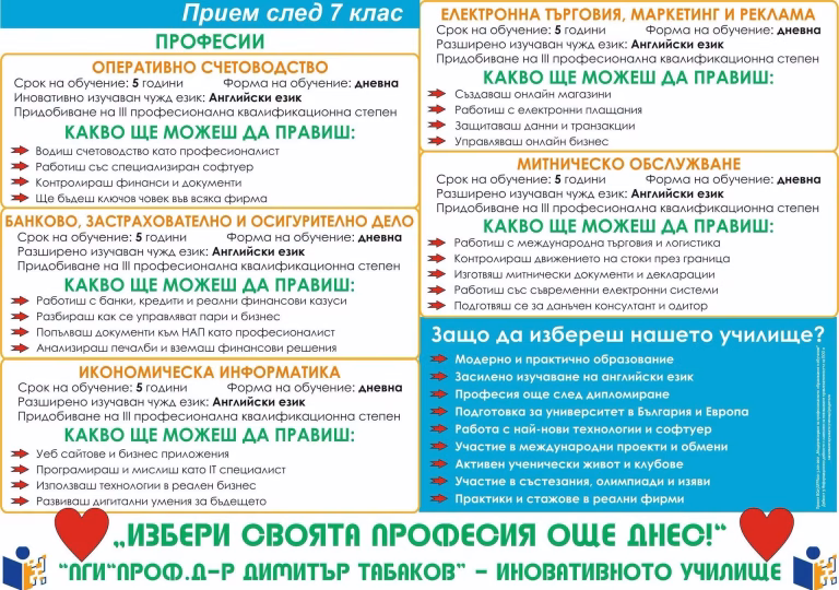 Програмирай успеха си: Кое е твоето място в ПГИ „Проф. д-р Димитър Табаков“?