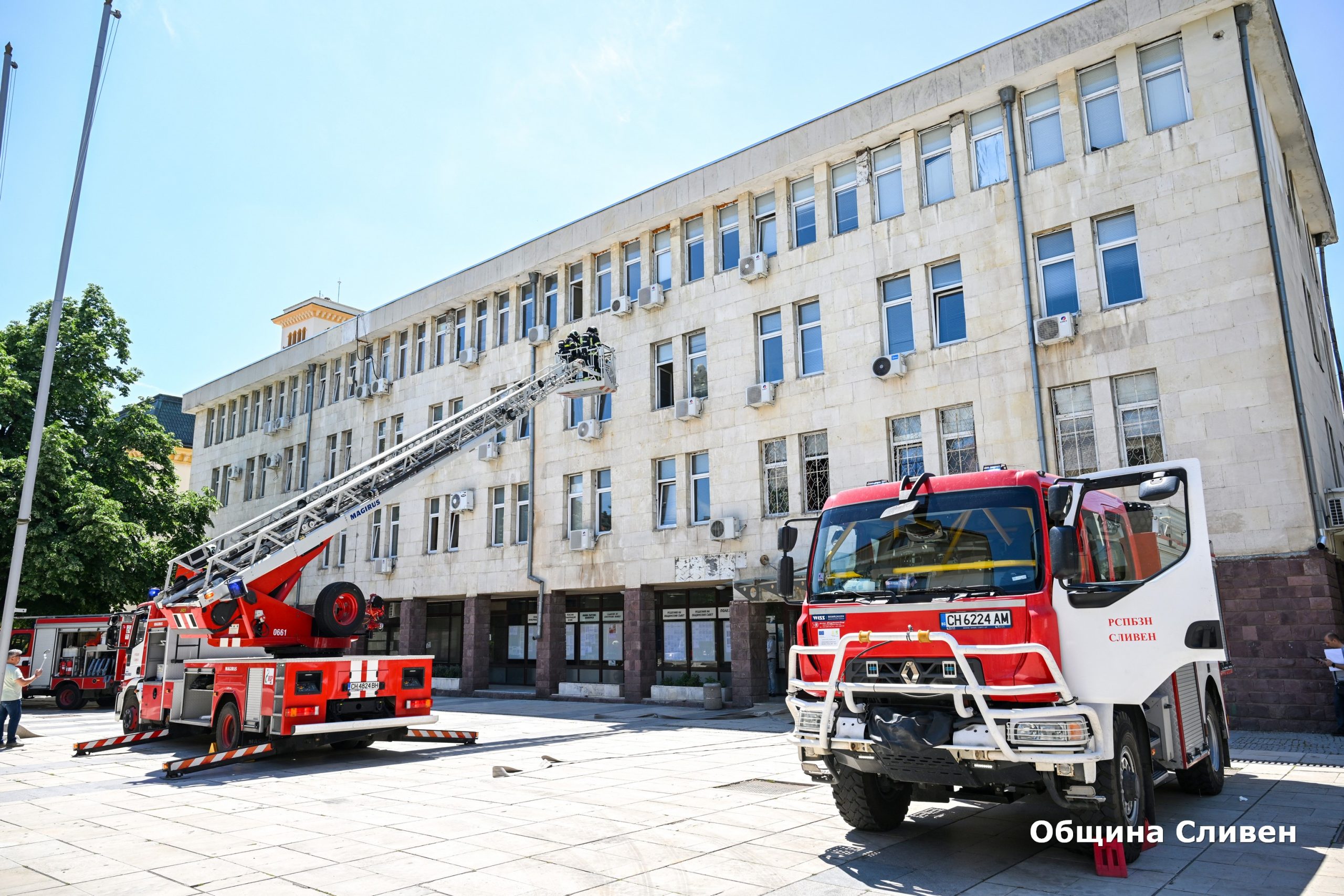 сливен в пълна готовност: светкавична евакуация при симулиран пожар