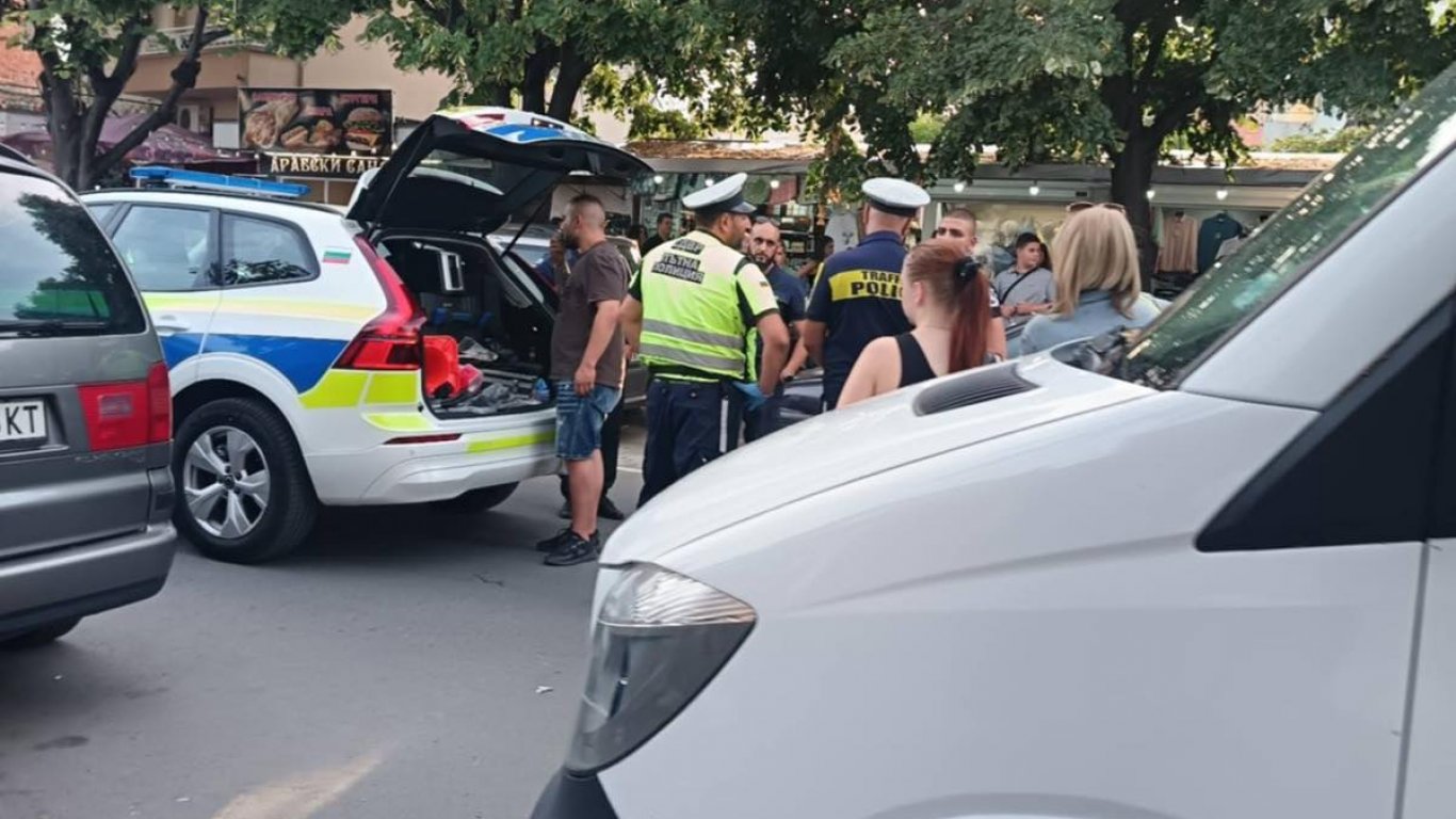 безумна гонка в равда: шофьор под влияние на наркотици се сблъска с патрулка
