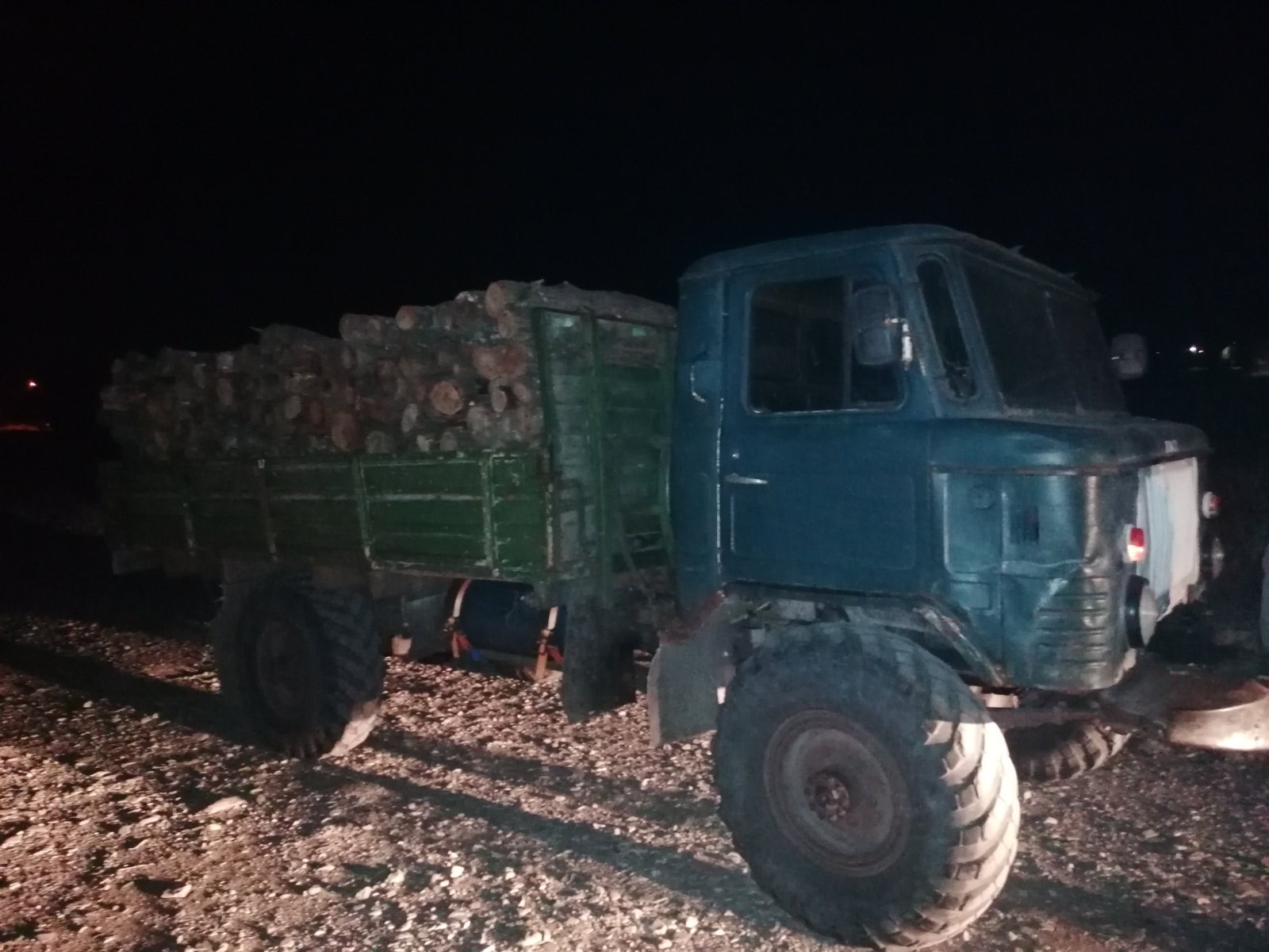 нощен патрул пресича дървената мафия: задържаха камион с 10 кубика незаконна дървесина