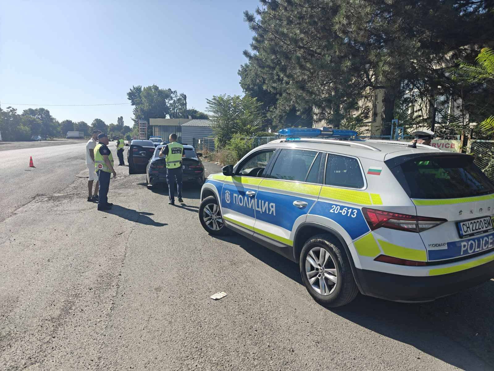 пътният контрол в нова загора не пощади никого: седем коли останаха в гаража