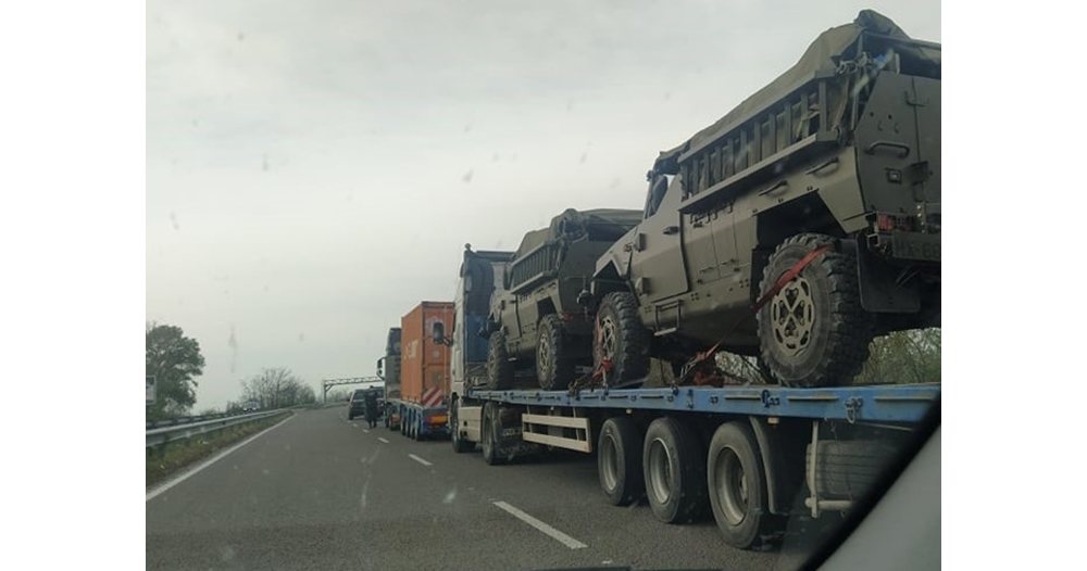 военен транзит през българия: турски колони се отправят към румъния