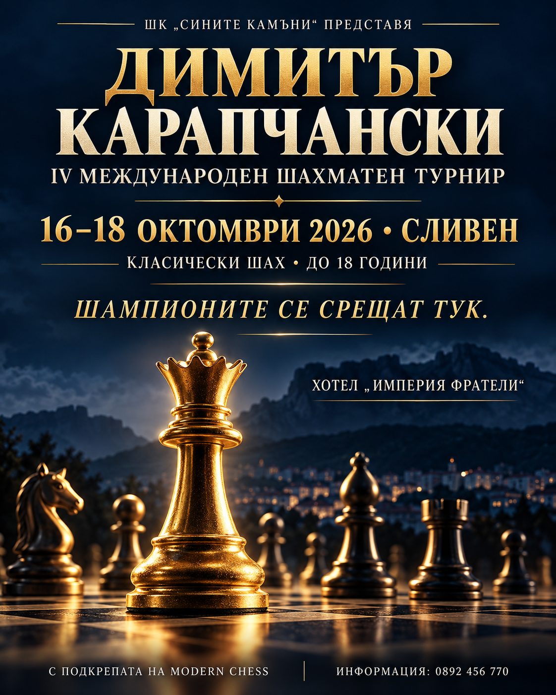 интелектуално напрежение в сливен: кой ще триумфира на турнира „димитър карапчански“?