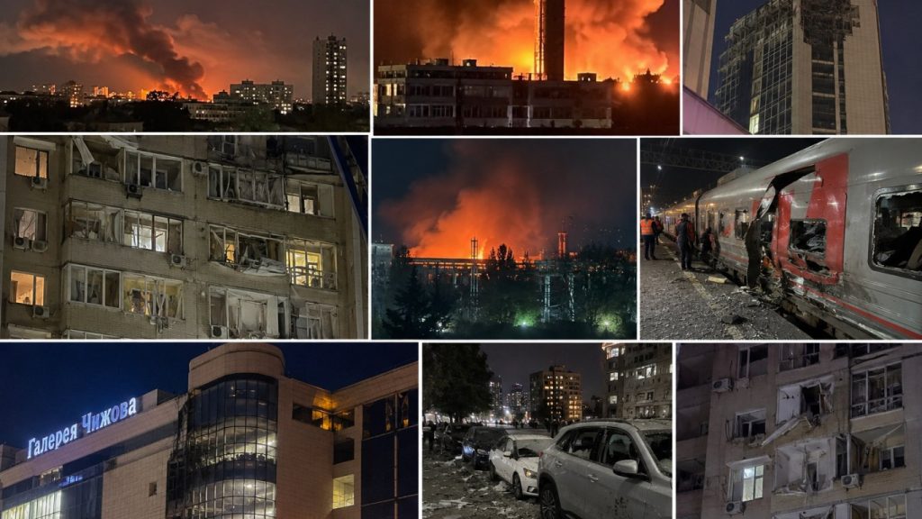 над 70 дрона атакуваха воронеж, удариха голям химически завод, има загинали и ранени
