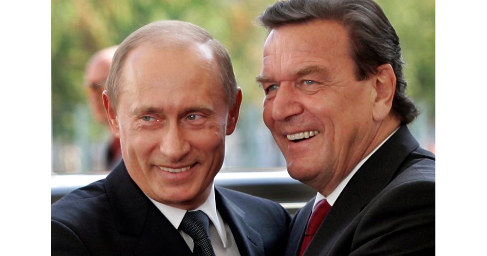 неочаквана визита: шрьодер и путин отново заедно в москва