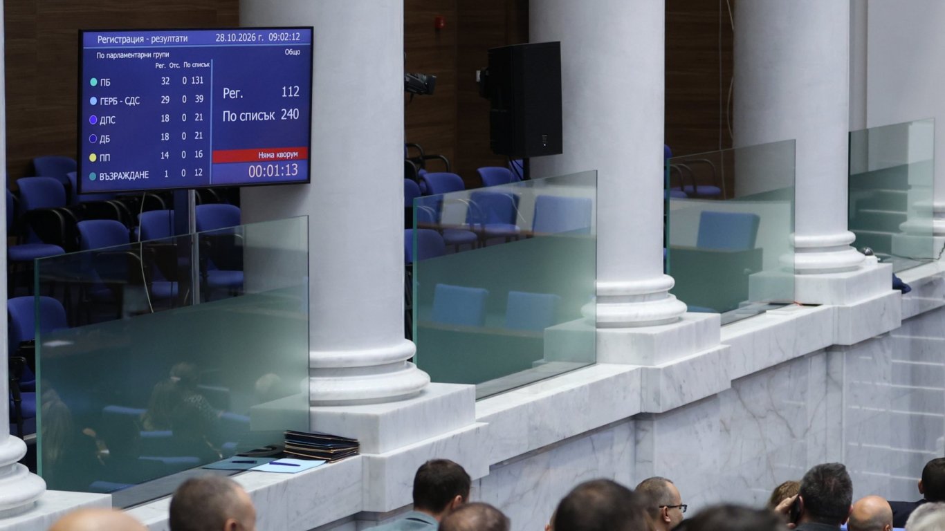 сянката на „петричкия ескобар“ над празното народно събрание: трети провал за кворума